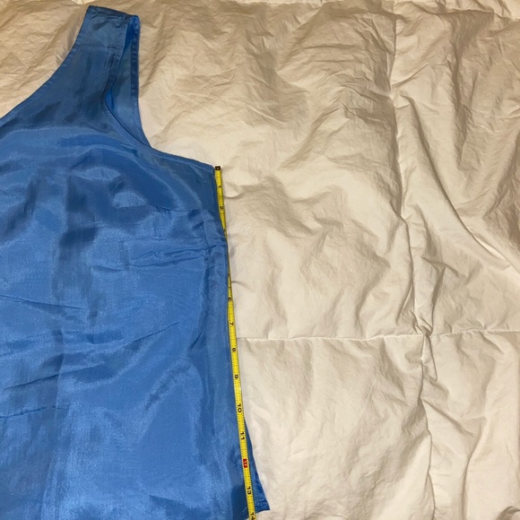 Coldwater Creek blouse. Coldwater creek blue top - Picture 4 of 5